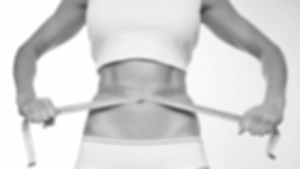 Weightloss, Fit Woman black and white