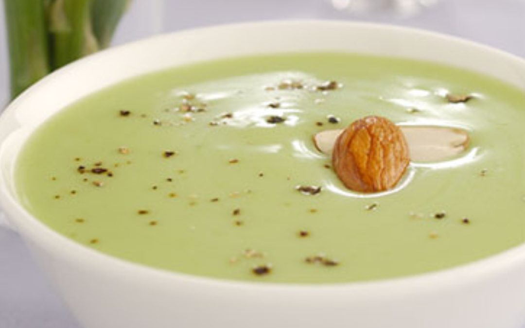 Chilled Asparagus and Almond Soup