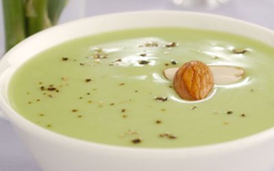 Chilled Asparagus and Almond Soup